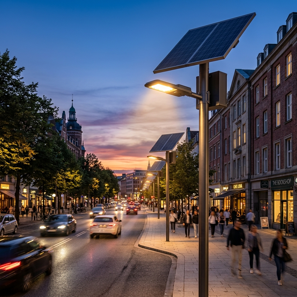 Intelligent Dusk-to-Dawn Street Lights